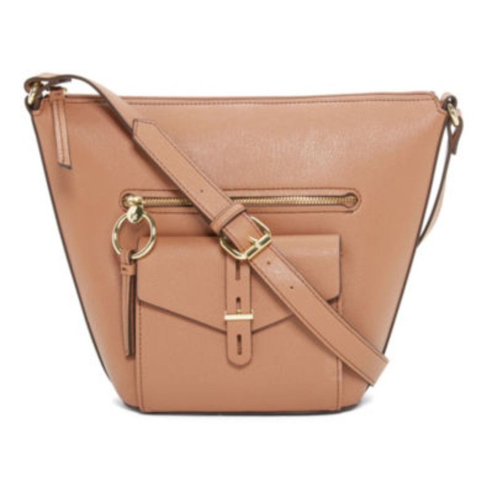 NWT Liz Claiborne Susannah Bucket Midcentury Retro Art Colorblock Crossbody Bag